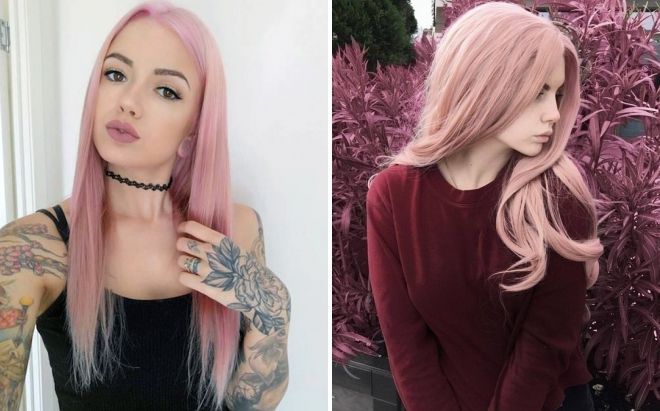 пепельно розовый цвет волос пепельно розовый цвет волос