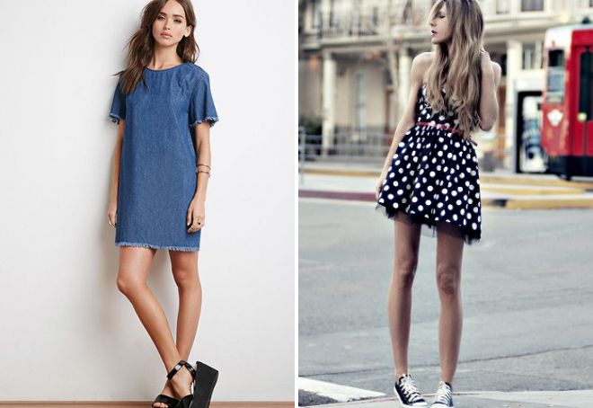 с чем носить короткое платье летом с чем носить короткое платье летом