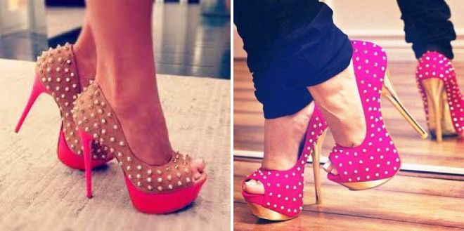 туфли на платформе с шипами туфли на платформе с шипами