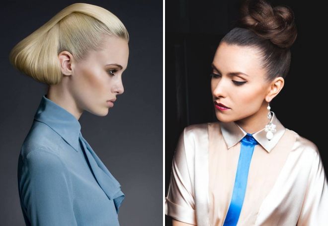 прически под деловой костюм прически под деловой костюм
