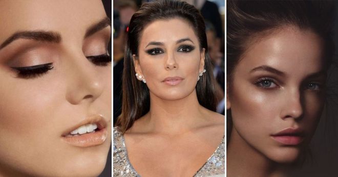 Дневной макияж в коричневых тонах Дневной макияж в коричневых тонах