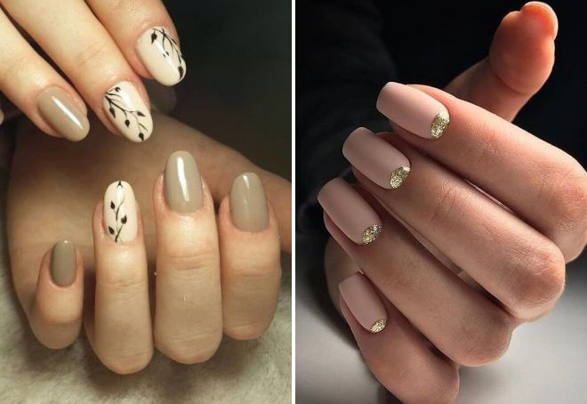 маникюр под бежевое платье маникюр под бежевое платье