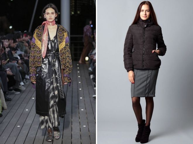 короткий пуховик с юбкой короткий пуховик с юбкой