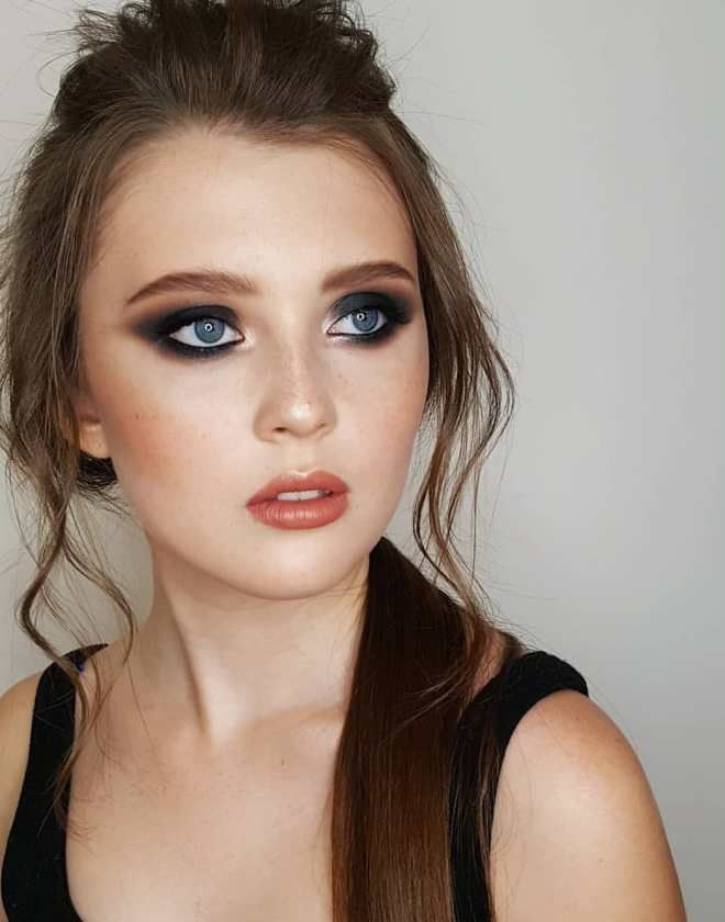 Смоки айс для голубых глаз раз Смоки айс для голубых глаз раз