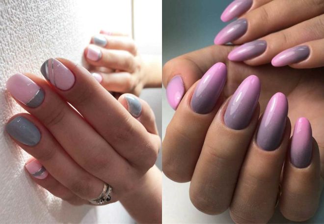 фото28 серо розовый френч