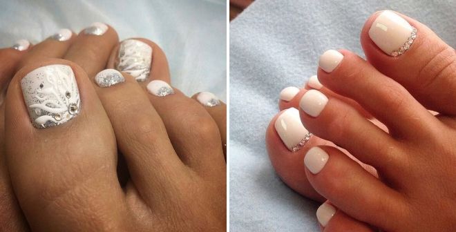 педикюр молочного цвета педикюр молочного цвета