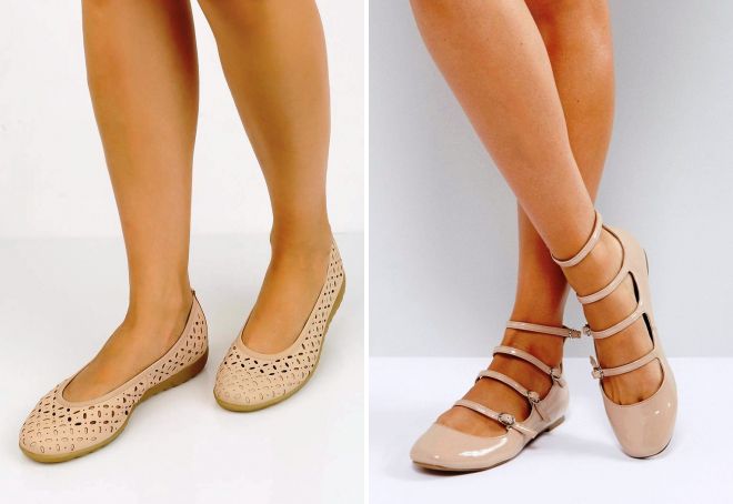 модные бежевые балетки модные бежевые балетки