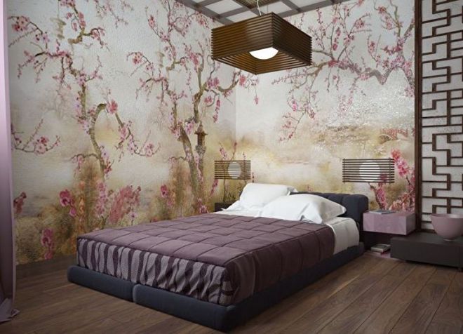 обои в японском стиле для спальни обои в японском стиле для спальни