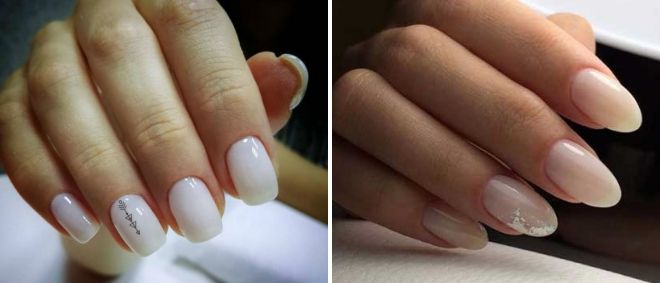 маникюр молочного цвета маникюр молочного цвета