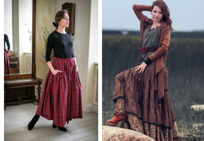 юбка в стиле бохо юбка в стиле бохо