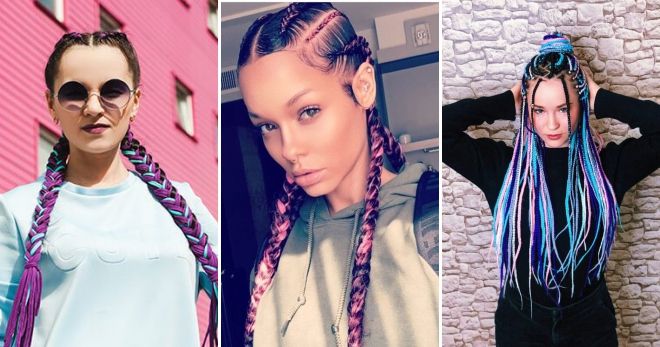 Боксерские косички с нитками Боксерские косички с нитками