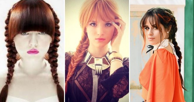 Боксерские косы с челкой Боксерские косы с челкой