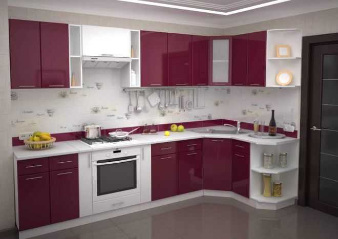 Кухня пластик глянец Кухня пластик глянец