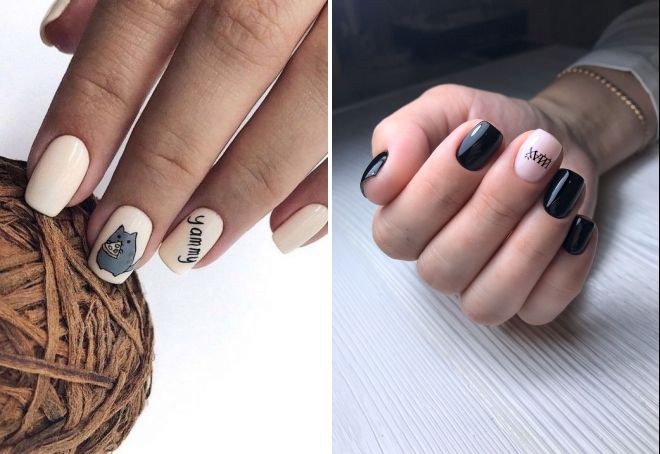 летний маникюр на короткие ногти с надписями летний маникюр на короткие ногти с надписями