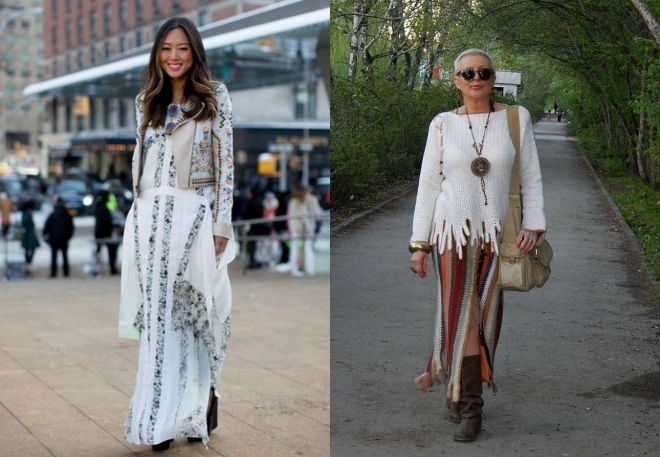 костюмы в стиле бохо шик костюмы в стиле бохо шик