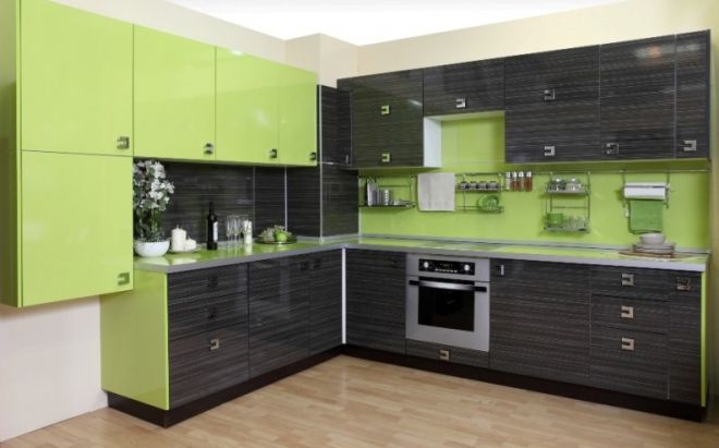 Угловые кухни из пластика Угловые кухни из пластика