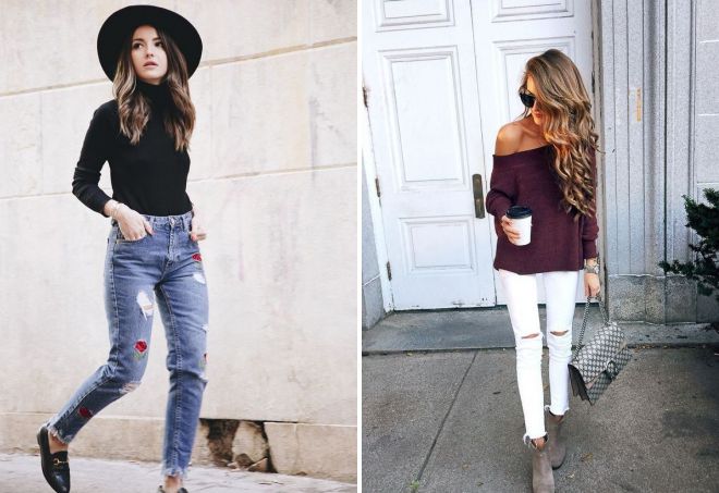 джинсы и кашемировый свитер джинсы и кашемировый свитер