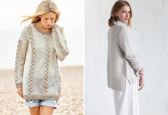 длинный вязаный свитер длинный вязаный свитер