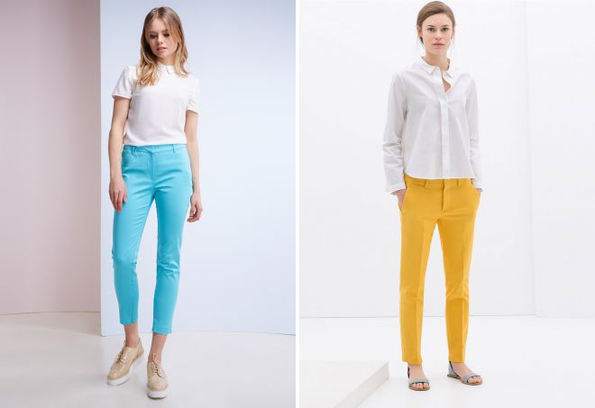 легкие женские брюки из тонкого хлопка легкие женские брюки из тонкого хлопка