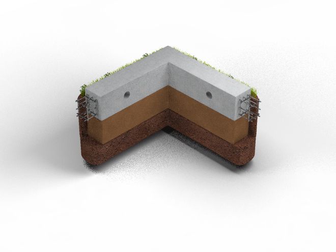 мелкозаглубленный ленточный фундамент мелкозаглубленный ленточный фундамент