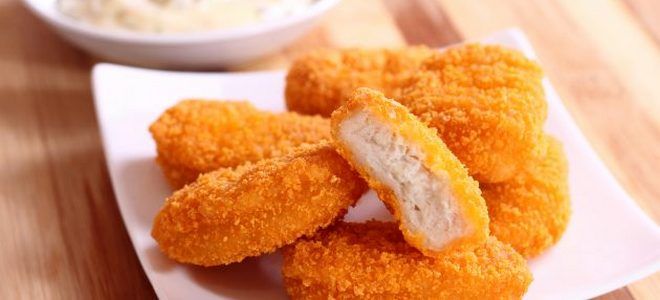 наггетсы из куриного фарша на сковороде наггетсы из куриного фарша на сковороде