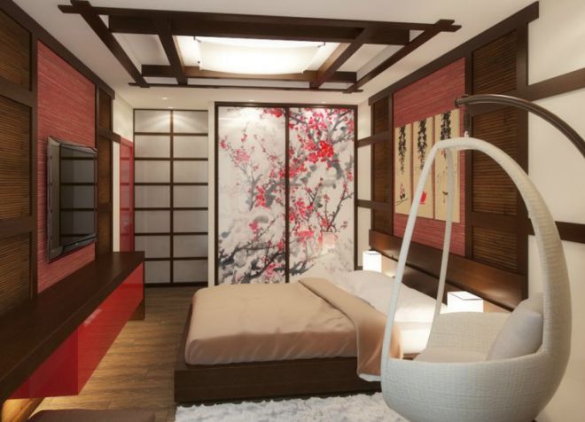 потолок в японском стиле потолок в японском стиле