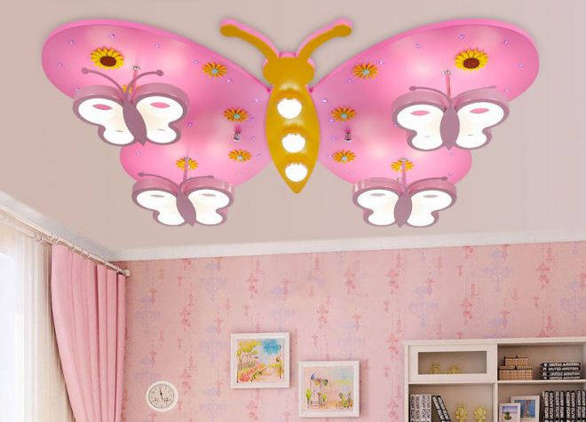 розовые люстры для девочек розовые люстры для девочек