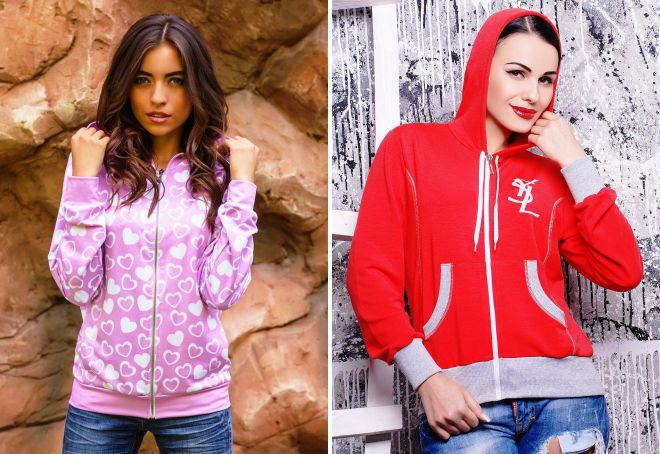 спортивная кофта на молнии