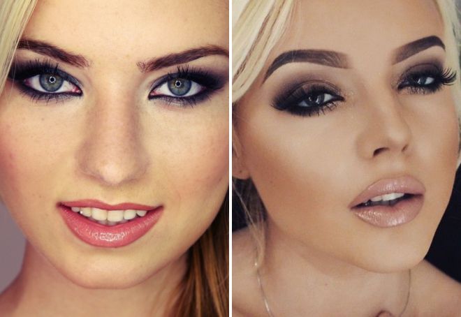 вечерний макияж для блондинок вечерний макияж для блондинок