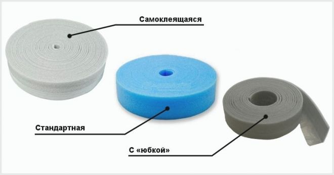 виды демпферных лент виды демпферных лент