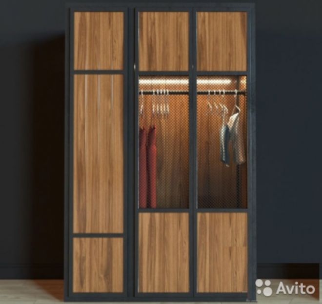 Платяной шкаф лофт Платяной шкаф лофт