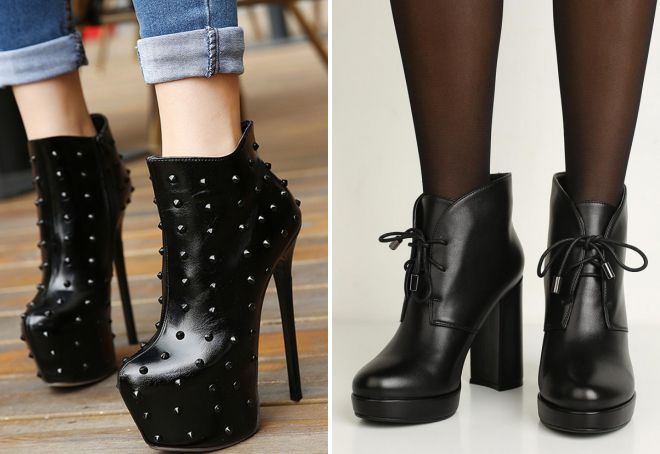 ботильоны на высоком каблуке ботильоны на высоком каблуке