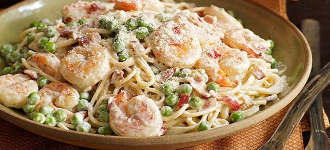 фото4 карбонара с креветками