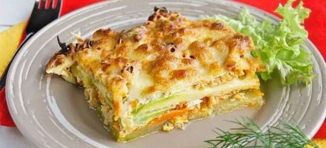 лазанья из кабачков с курицей лазанья из кабачков с курицей