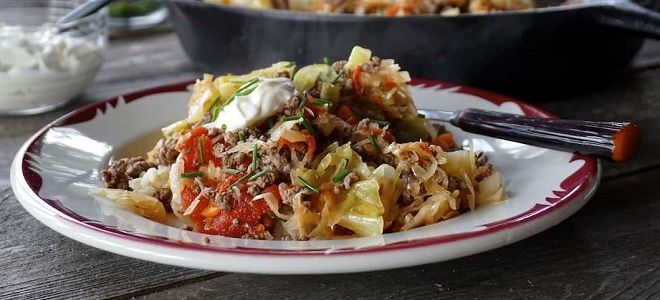 ленивые голубцы с квашеной капустой ленивые голубцы с квашеной капустой