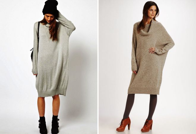 платье свитер оверсайз платье свитер оверсайз