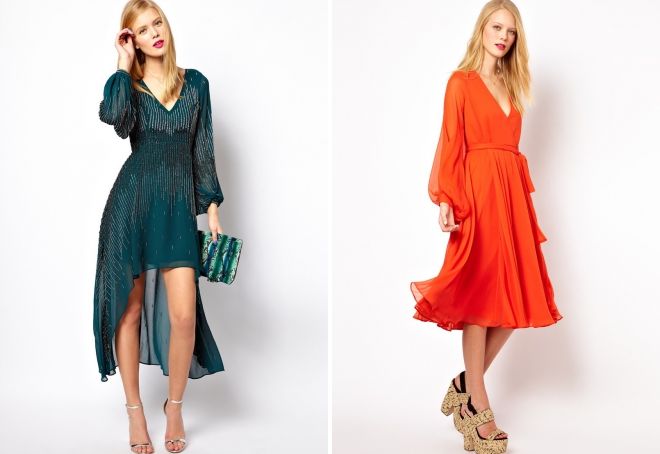 вечернее платье с шифоновыми рукавами вечернее платье с шифоновыми рукавами