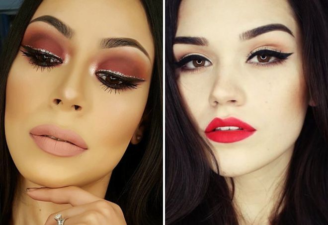 вечерний макияж для брюнеток вечерний макияж для брюнеток