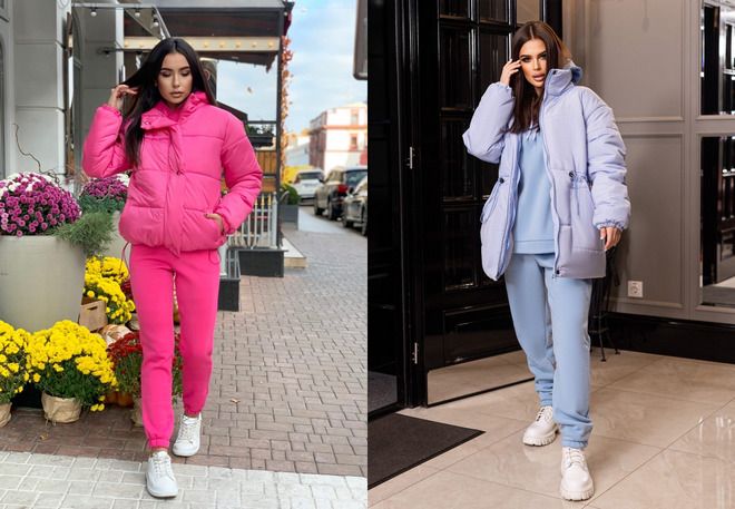 женские зимние костюмы пуховик и штаны женские зимние костюмы пуховик и штаны