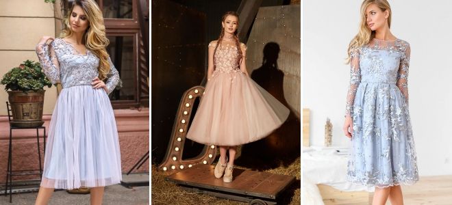 Вечерние платья миди Вечерние платья миди