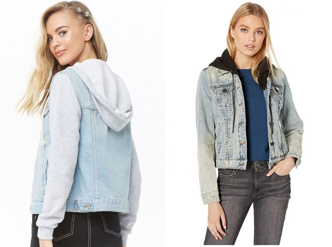 джинсовки с капюшоном джинсовки с капюшоном