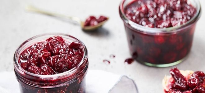 густое варенье из замороженной вишни без косточек густое варенье из замороженной вишни без косточек