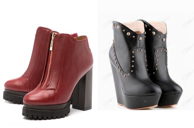 кожаные ботильоны на платформе кожаные ботильоны на платформе