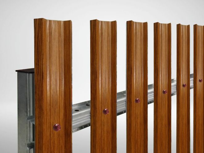 М образный металлический штакетник М образный металлический штакетник