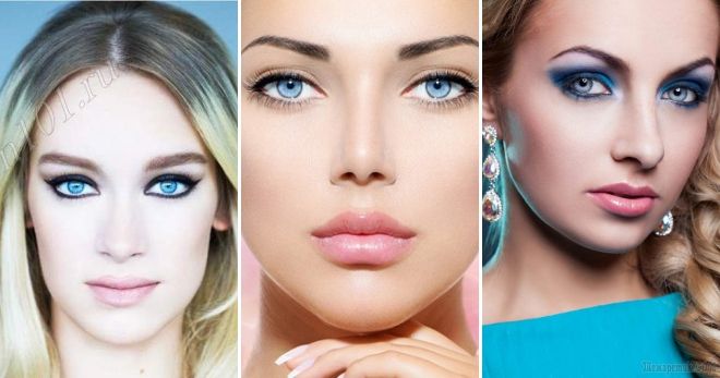 Повседневный макияж для голубых глаз Повседневный макияж для голубых глаз