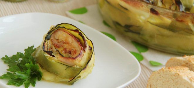 рулетики из кабачков с беконом рулетики из кабачков с беконом