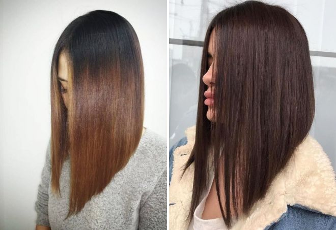 стрижка боб на длинные волосы стрижка боб на длинные волосы