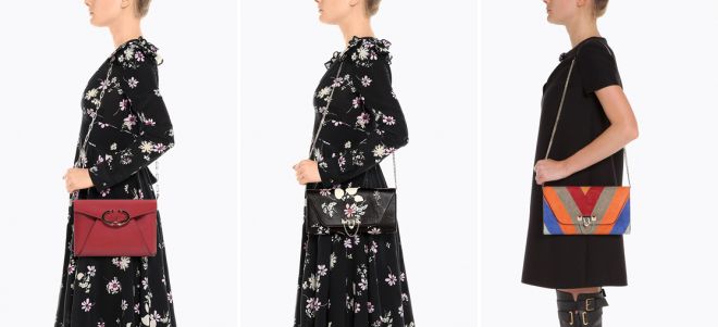 Сумка клатч на цепочке Сумка клатч на цепочке