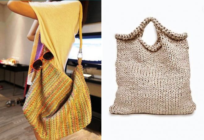 сумка мешок из трикотажной пряжи сумка мешок из трикотажной пряжи