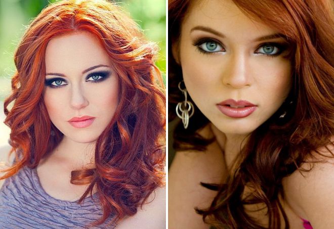 вечерний макияж для рыжих вечерний макияж для рыжих